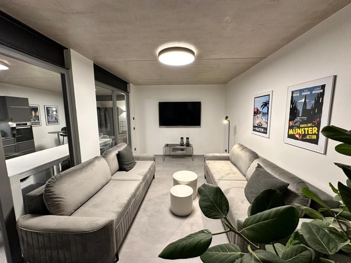 Luxurioeses Apartment Direkt Am Kanal 125 M² - Youpartments ミュンスター エクステリア 写真